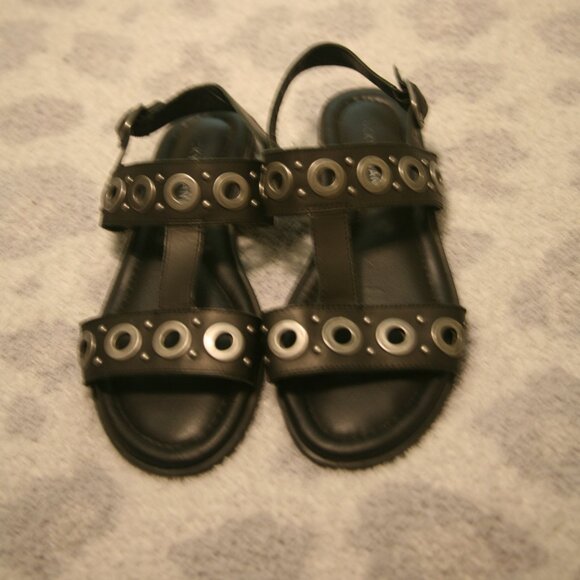 Lucky Brand Women's Slip On Sandals, Size 8, Black - Picture 1 of 3